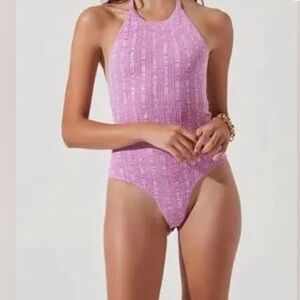 Astr Pink Bodysuit